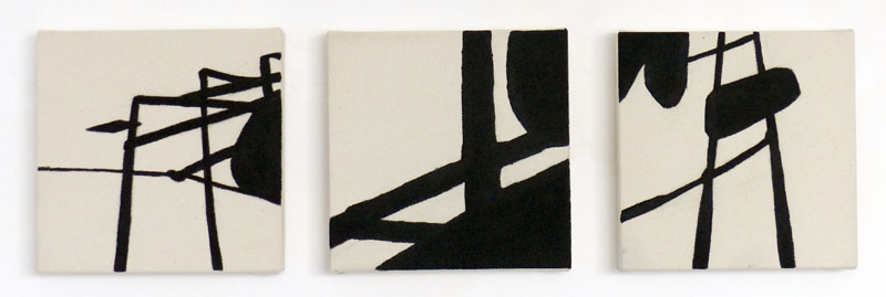 Philip Bradshaw, Between the Idea and the Reality Triptych 1, 2014